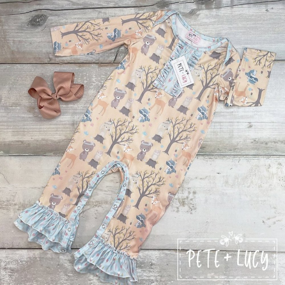 Pete + Lucy Ruffled Romper